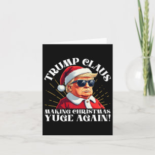 Lusny Trump Claus Skapar jul Yuge igen Kort