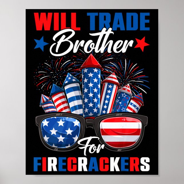 Lusny Will Trade Brother för sprängare, syster 4 Poster (Framsidan)
