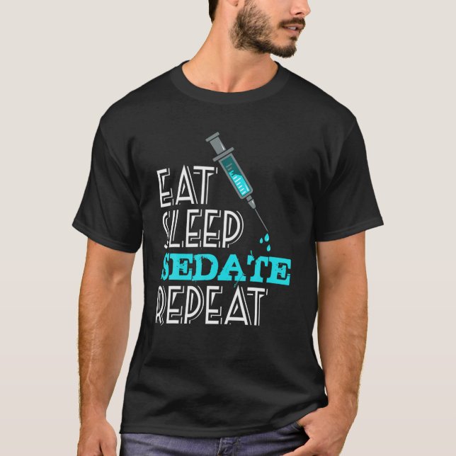 Lusnyansesiologen Gifts Medical Funny Anesthe T Shirt (Framsida)