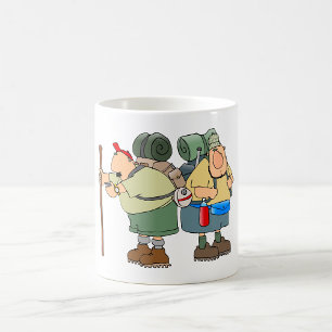 Lusnyanskare utomhus Äventyr Camping Humor Kaffemugg