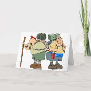 Lusnyanskare utomhus Äventyr Camping Humor Kort