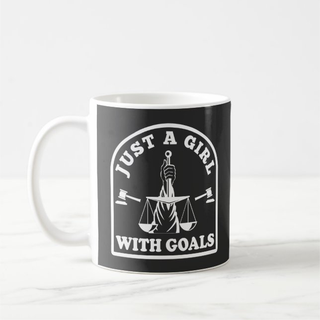 Lusnyare advokat Student, bara en flicka med Goals Kaffemugg (Vänster)