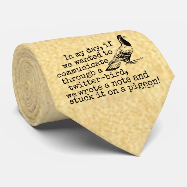 Lusnyare Ålder Twitter Bird Pigeon Slips (Rullad)