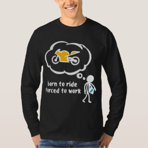Lusnyare Biker som säger Ride Bike Say Motorcykel T Shirt