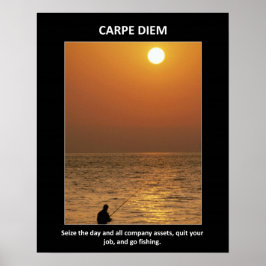 Lusnyare Carpe Diem eize Day Poster