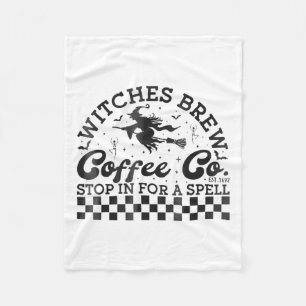 Lusnyare Halloween Witches Brew Coffee Co Stop for Fleecefilt