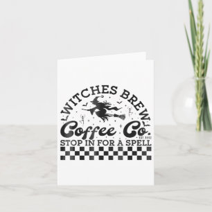 Lusnyare Halloween Witches Brew Coffee Co Stop for Kort