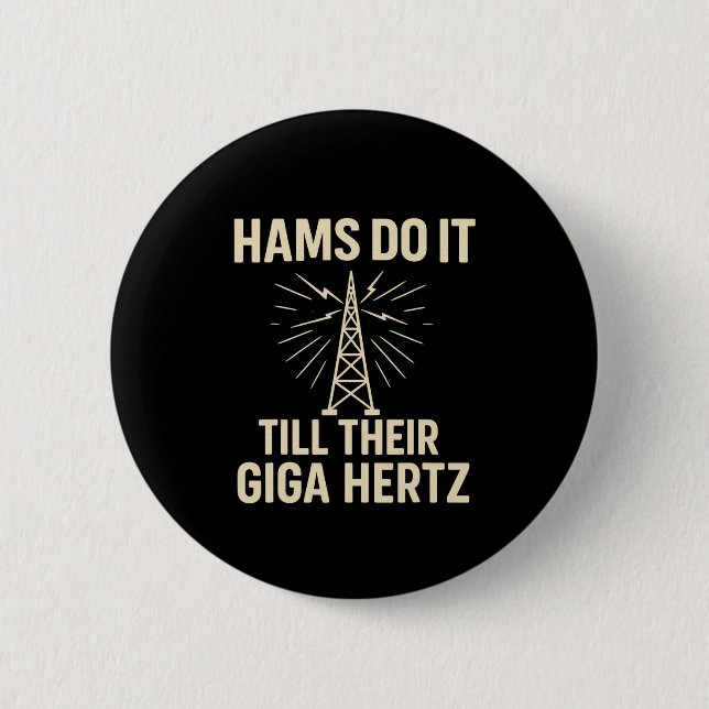 Lusnyare Ham Radio Operator Hams gör det till sin  Knapp (Framsida)