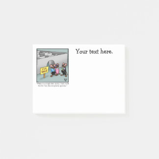 Lusnyare Humor Post-it Block