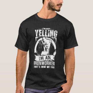 Lusnyare ironarbetargåva för en skrikande ironarbe t shirt