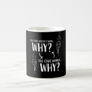 Lusnyare kodningsprogrammeraren Gift för Geek Kaffemugg