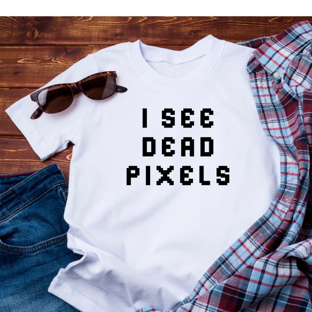 Lusnyare kodprogrammerare Jag ser Dold Pixels T-Sh T Shirt (Skapare uppladdad)