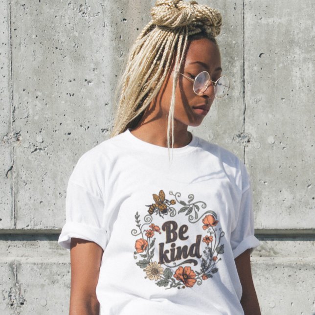 Lusnyare kvinnor som ger skift är vänliga Retro Be T Shirt (Skapare uppladdad)