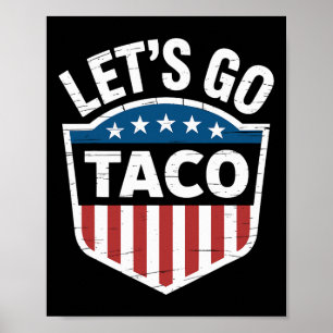 Lusnyare Låt oss Taco Shirt Låt oss Taco Manar Kvi Poster