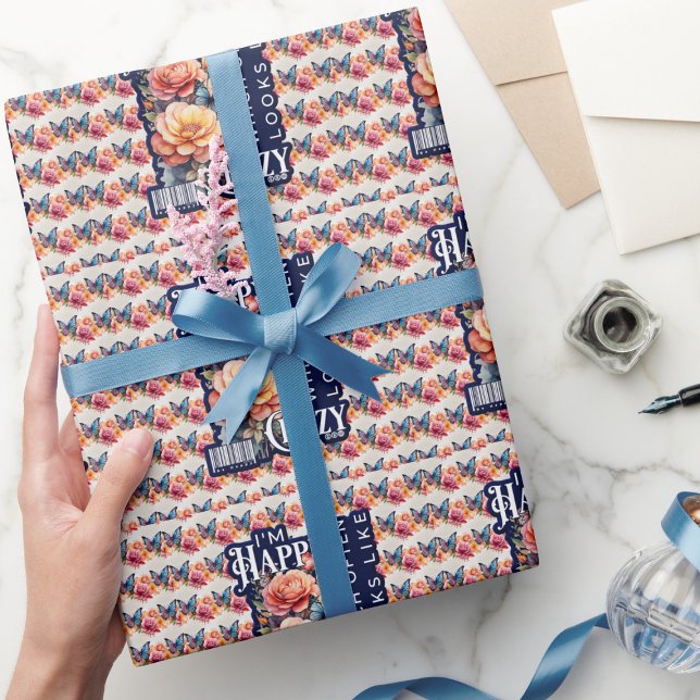 Lusnyare Lycklig-offert över utskrift Presentpapper (Skapare uppladdad)