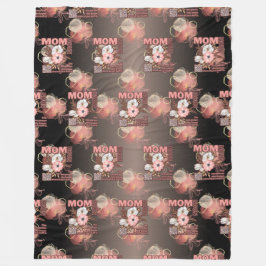 Lusnyare Mamma-offert över utskrift Fleecefilt