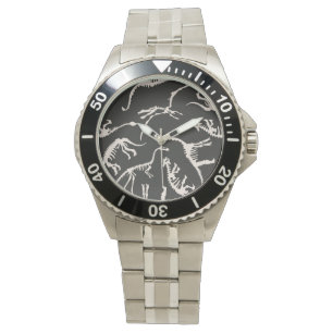 Lusnyare mönster dino-tecknad dinosauer armbandsur