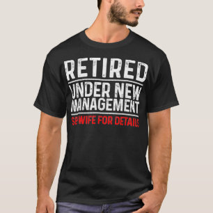 Lusnyare Pension Design Male Pappa Manar Retiring T Shirt