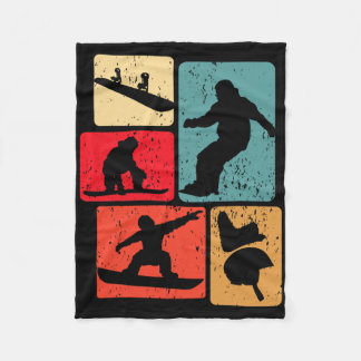 Lusnyare Snowboarding Älskare Snowboarder Winter S Fleecefilt