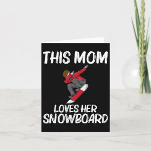 Lusnyare Snowboarding Mamma Mor Skier Snowboard Sn Kort