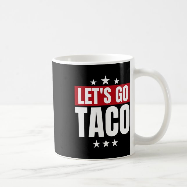 Lusnyare statistik Taco Låt oss Go Taco Kaffemugg (Höger)