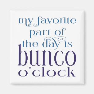 Lusnyare typografi Bunco Magnet
