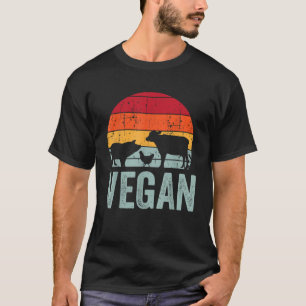 Lusnyare Vintage Vegan Vegetarian Foodie Manar Wom T Shirt