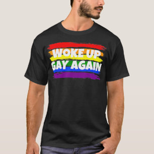 Lusnyare Woke Gay (Väck upp igen) LGBTQ T Shirt