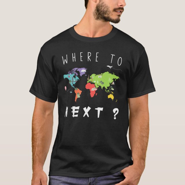 Lusnyare World Traveler där nästa familj ska bo T Shirt (Framsida)