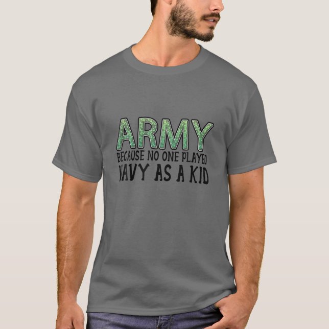 Lusnyarmén för att ingen spelade flottan t shirt (Framsida)