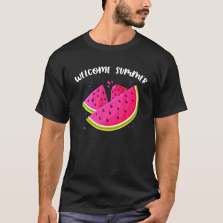 Lusnyaste välkomstsommaren Watermelon Tropical Fru T Shirt