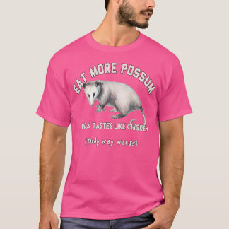 Lusnyäta fler pottsmakor som Chicken Opossum T Shirt