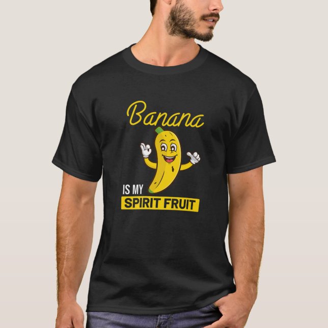 Lusnybananen är min sprit Fruit Humor Banana Älska T Shirt (Framsida)