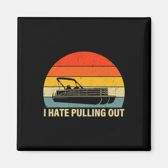 Lusnybåtar jag slår ut - Pontoon Boat Ca Magnet (Framsidan)