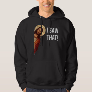 Lusnycitat Jesus Meme Jag såg att Christian T-Shir Hoodie