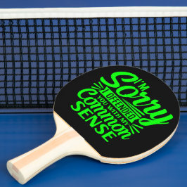 Lusnycitat på Ping Pong Paddle Pingisracket