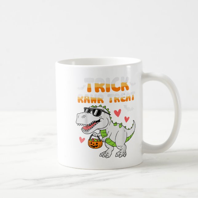 Lusnyck Rawr Treat Dinosaur t Rex Halloween till Kaffemugg (Höger)