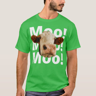 Lusnye Dairy Farmer, Moo Cow, jag bara verkligen s T Shirt