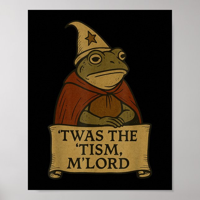 Lusnye Meme Tees Twas Mlord Poster (Framsidan)