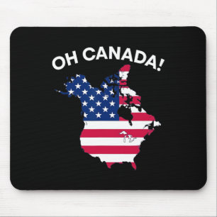 Lusnye president Trump som säger Oh Canada USA Musmatta