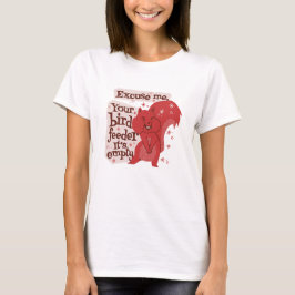Lusnyekorren tom födofeeder t shirt