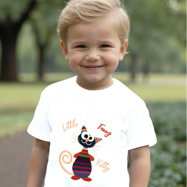 Lusnyfärgad katt t shirt (Skapare uppladdad)