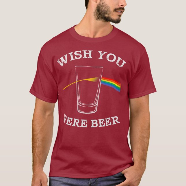 Lusnyfiken att du var Beer Shirt Beer Drinker T (Framsida)