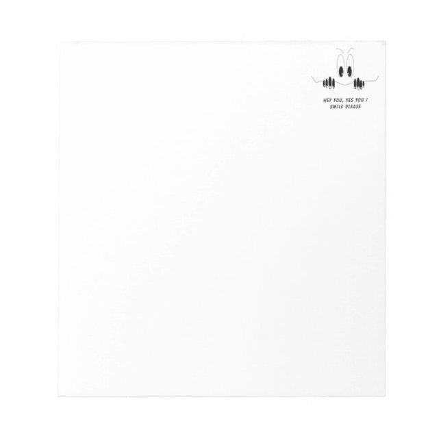 Lusnyfiken Öga - sjömil - lägg till text/Färg Anteckningsblock (Framsida)