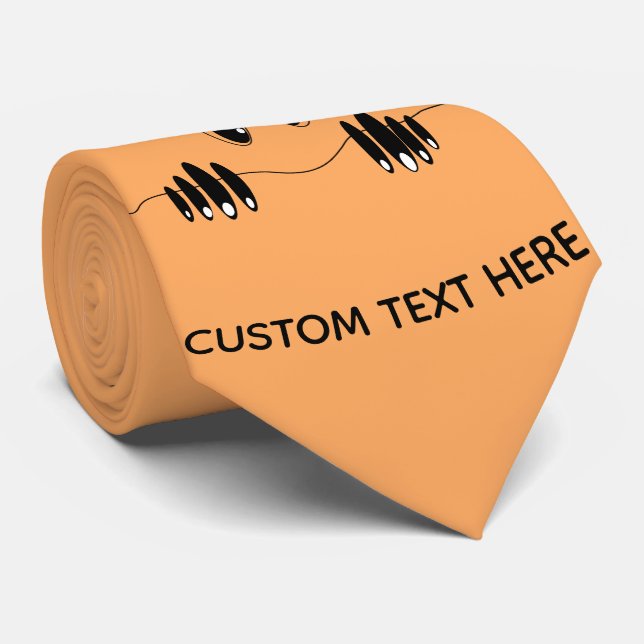 Lusnyfiken Öga - sjömil - lägg till text/Färg Slips (Rullad)