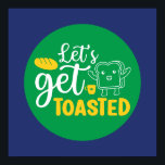 Lusnyfikning Låt oss Hämta rostad Retro Bakery Art Poster<br><div class="desc">Färgfull typografisk konst med retro och vibrerande färg. Lustigt citat om mat,  matlagning,  bakning och matlagning. dekoration för perfekt till ditt kök,  middag,  kafé,  bageriaffär eller restaurang. Bakgrunden färg (cirkeln och fyrkanten) är anpassade via Design Verktyg.</div>