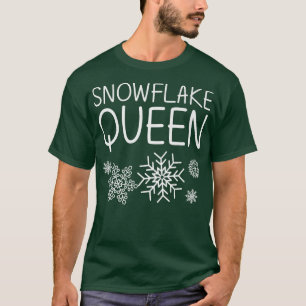 Lusnyflekkonst för kvinnor Mamma Ice Snö Winter T Shirt