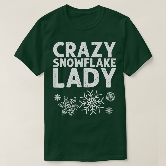 Lusnyflekkonst för kvinnor Mamma Ice Snö Winter T Shirt (Design framsida)