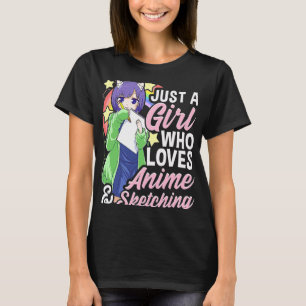 Lusnyflicka, bara en flicka som Kärlek Anime och S T Shirt