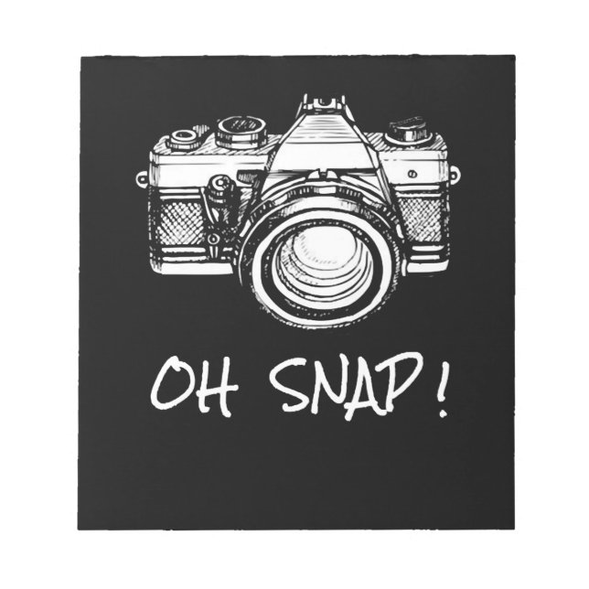 Lusnyfotograf Oh Snap Gift Pullover Anteckningsblock (Framsida)